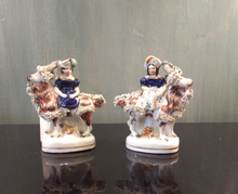 Load image into Gallery viewer, Pair of Staffordshire Figures