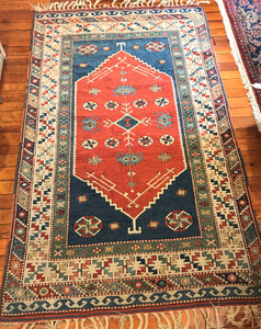 Vintage Caucasian Style Carpet