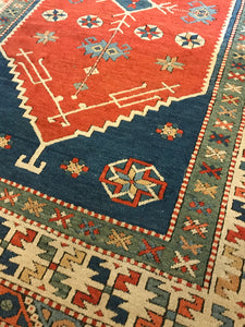 Vintage Caucasian Style Carpet
