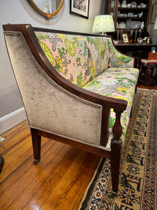 Antique Sofa with New Custom Upholstery