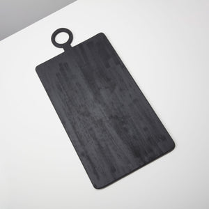 Black Mango Wood Rectangular Serving Board