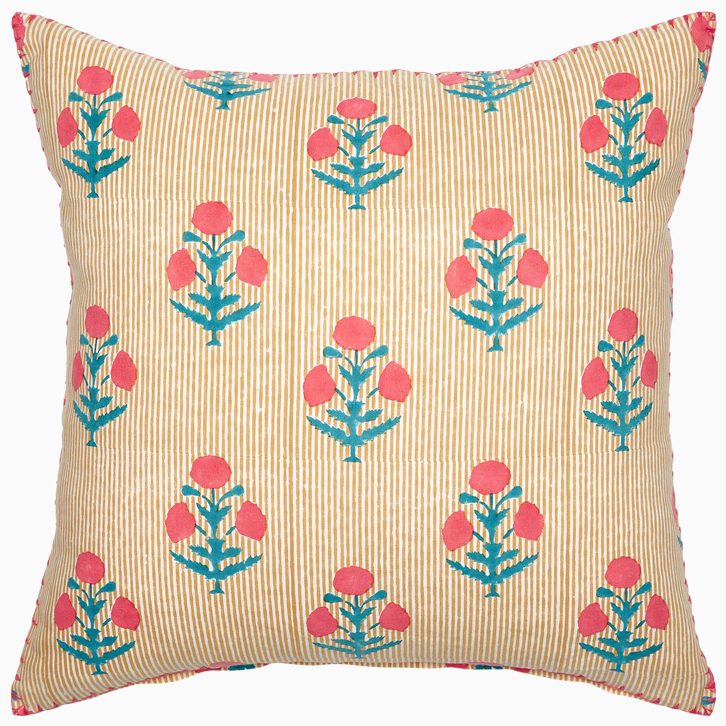 John Robshaw Lucy Coral Pillow