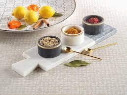 Zodax Makrana Two-Tone Condiment Set